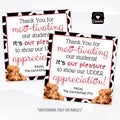 Chick fil a gift tag